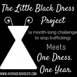 One Dress. One Year. The little black dress project www.AverageAdvocate.com