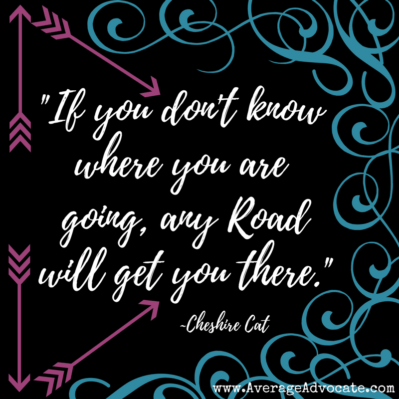 cheshire cat where are you going quote Life MApping