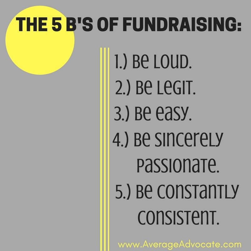 Average Advocate Fundraising Tips