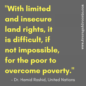 Dr. Hamid Rash quote UN poverty rights