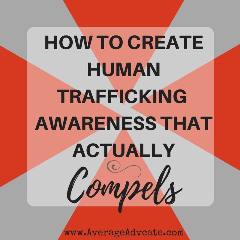 Awareness for human trafficking