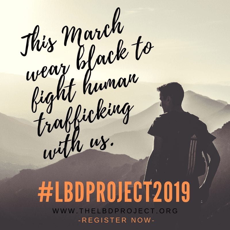 this march wear black to fight human trafficking