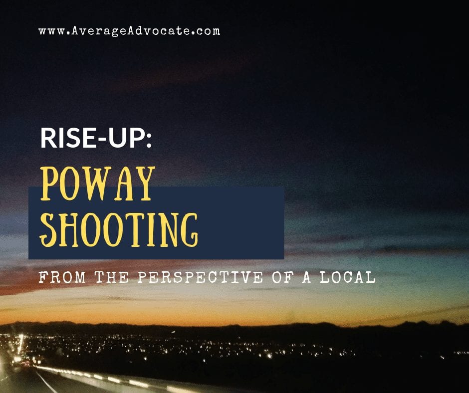 Rise Up: Poway Shooting Average Advocate Night image of a City in the Country