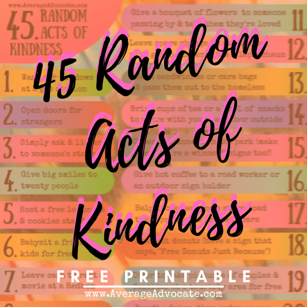 random acts of kindness posters