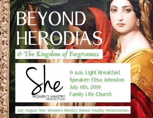 Beyond Herodias the Kindgom of Forgiveness