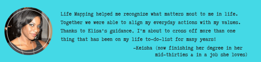 Keisha Life Mapping at Average Advocate 