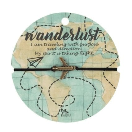 I love this wanderlust bracelet from sapia