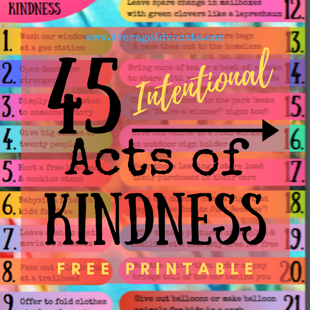 Intentional Acts of Kindness