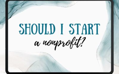 Have You Started a Nonprofit?