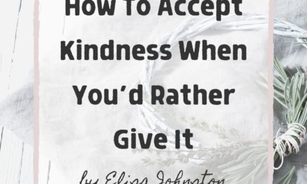 A Road Trip Story: Accepting Kindness When You Rather Give It