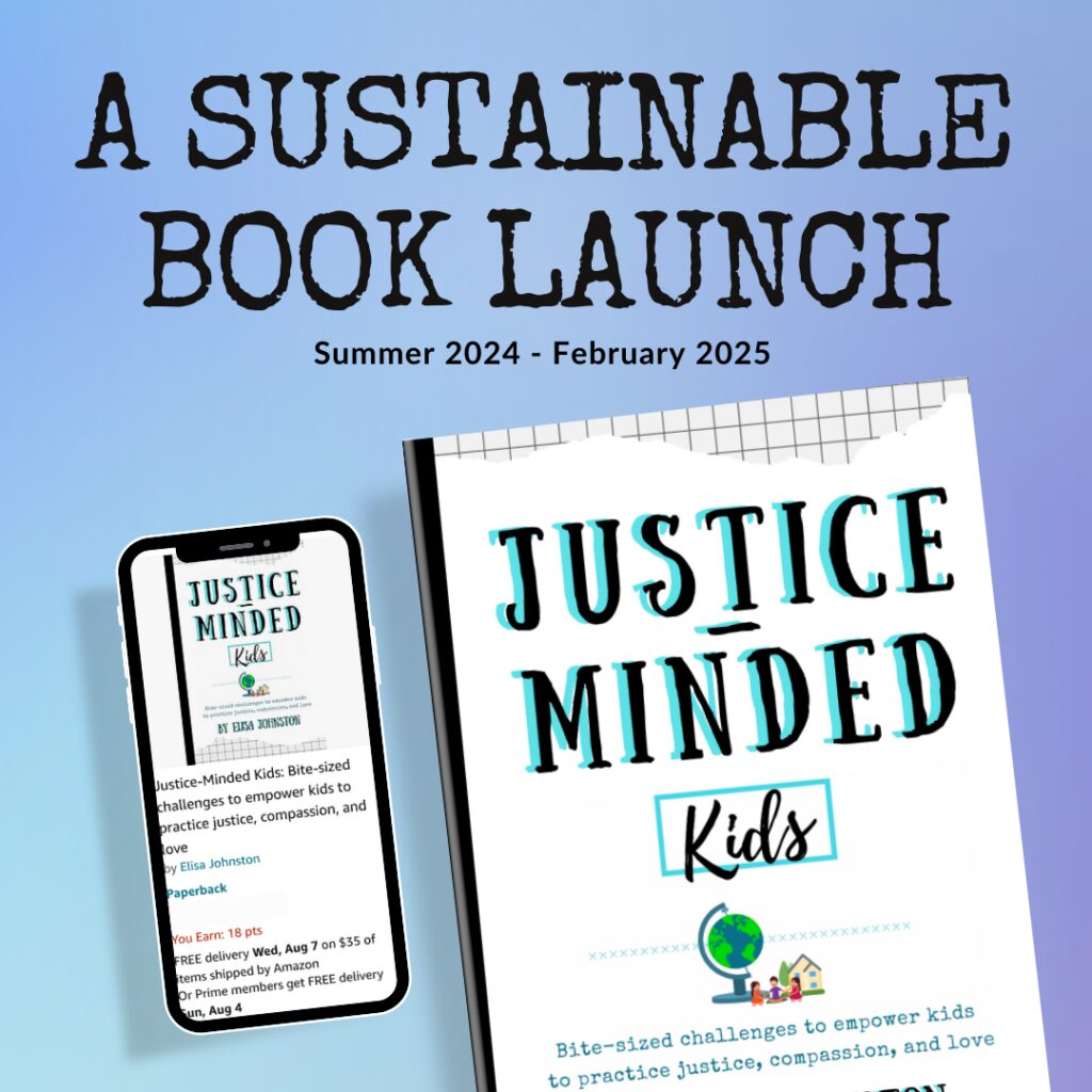 A Sustainable book launch Justice-Minded Kids