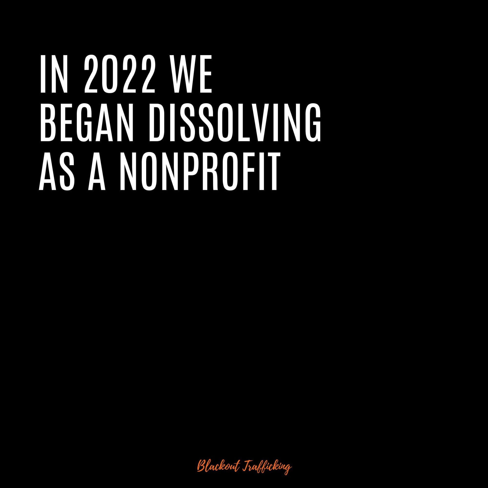 Dissolve nonprofit
