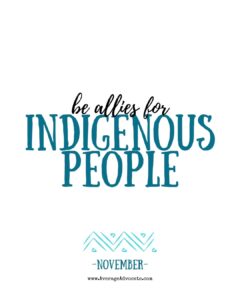 Allies for Indigenous people