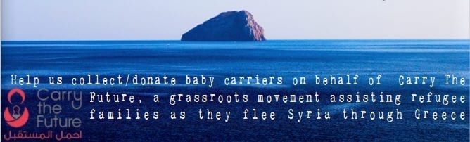 Action Idea: Collecting Baby Carriers for Syrian Refugees