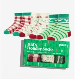 Ethically sources pact socks