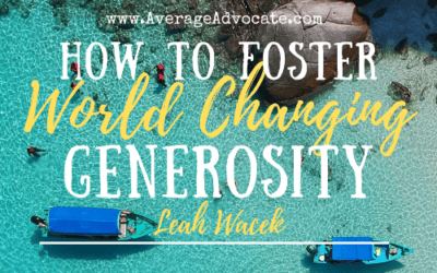 How To Foster Generosity