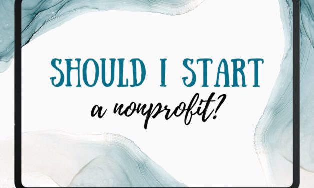 Have You Started a Nonprofit?