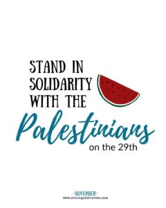 Solidarity for Palestinians 